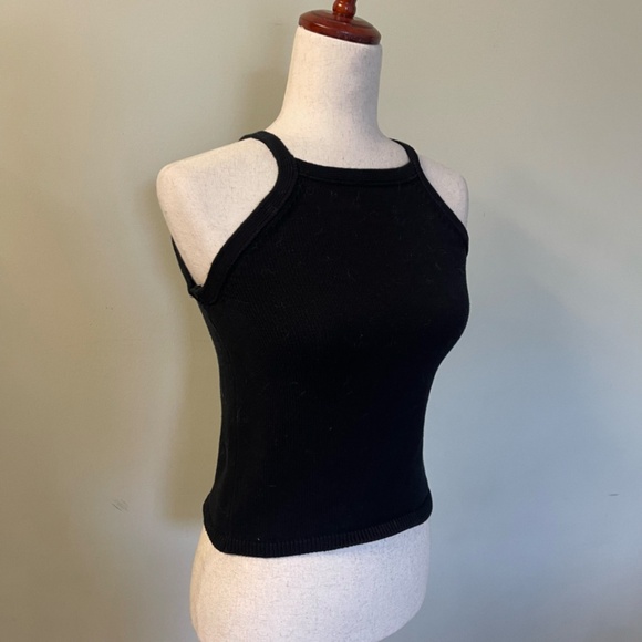 525 America Black Cotton Halter Top - Size XS - Picture 9 of 11